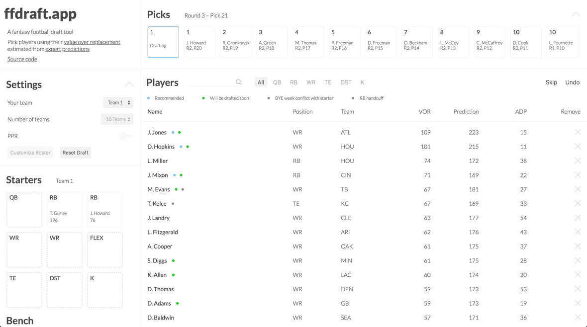 ffdraft.app screenshot